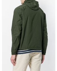 Мужская темно-зеленая ветровка от Aspesi