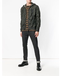 Мужская темно-зеленая ветровка от Diesel Black Gold