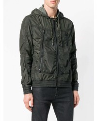 Мужская темно-зеленая ветровка от Diesel Black Gold