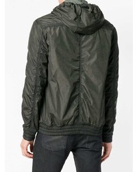 Мужская темно-зеленая ветровка от Diesel Black Gold