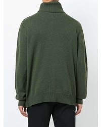 Мужская темно-зеленая водолазка от Stella McCartney