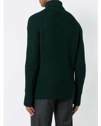 Мужская темно-зеленая водолазка от Etro