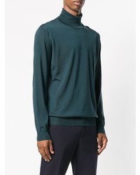 Мужская темно-зеленая водолазка от Corneliani