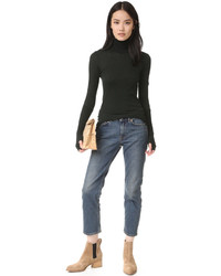 Женская темно-зеленая водолазка от Enza Costa