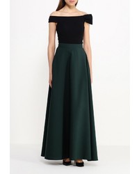 Темно-зеленая длинная юбка от Love &amp; Light