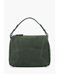 Темно-зеленая замшевая большая сумка от Nardelli