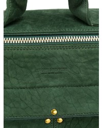 Темно-зеленая замшевая сумка через плечо от Jerome Dreyfuss