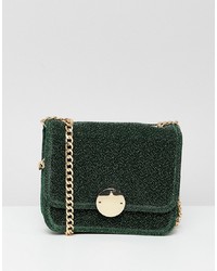 Темно-зеленая замшевая сумка через плечо от Vero Moda