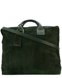 Женская темно-зеленая замшевая сумка от Marsèll