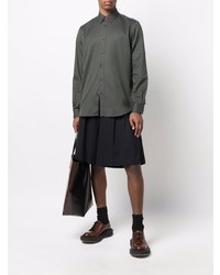 Мужская темно-зеленая классическая рубашка от Paul Smith