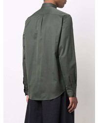 Мужская темно-зеленая классическая рубашка от Paul Smith