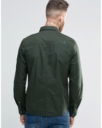 Мужская темно-зеленая классическая рубашка от The North Face