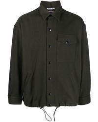 Мужская темно-зеленая классическая рубашка от Destin