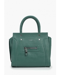 Темно-зеленая кожаная большая сумка от Giorgio-Ferretti