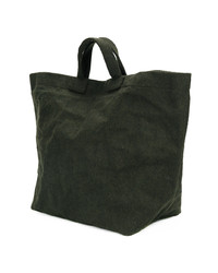 Темно-зеленая кожаная большая сумка от Zilla