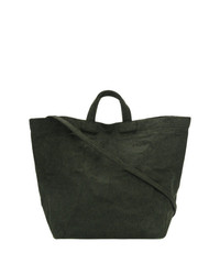 Темно-зеленая кожаная большая сумка от Zilla