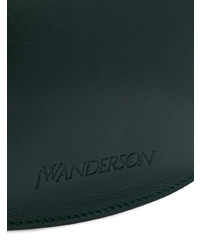 Темно-зеленая кожаная сумка через плечо от JW Anderson