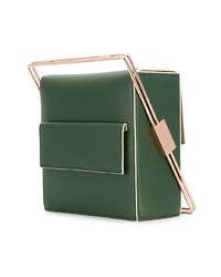 Темно-зеленая кожаная сумочка от Lautem