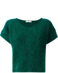 Женская темно-зеленая кофта с коротким рукавом от Societe Anonyme