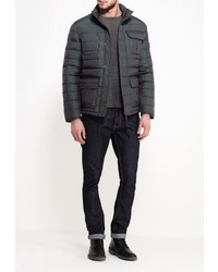 Мужская темно-зеленая куртка-пуховик от Baon