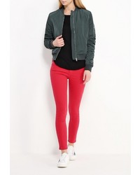 Женская темно-зеленая куртка-пуховик от Befree