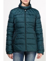 Женская темно-зеленая куртка-пуховик от Bruebeck