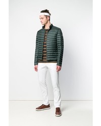 Мужская темно-зеленая куртка-пуховик от Colmar