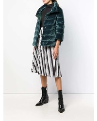 Женская темно-зеленая куртка-пуховик от Herno