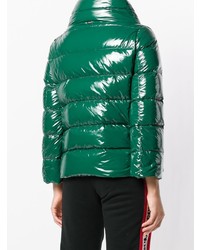 Женская темно-зеленая куртка-пуховик от Herno