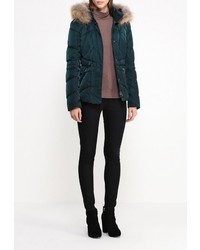 Женская темно-зеленая куртка-пуховик от Gerry Weber