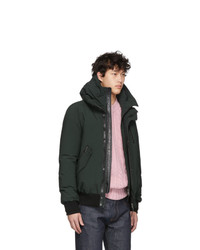 Мужская темно-зеленая куртка-пуховик от Mackage