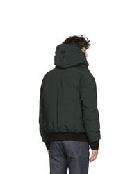 Мужская темно-зеленая куртка-пуховик от Mackage