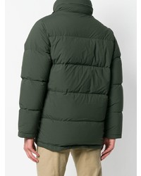 Мужская темно-зеленая куртка-пуховик от Aspesi