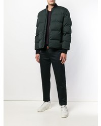Мужская темно-зеленая куртка-пуховик от Dyne