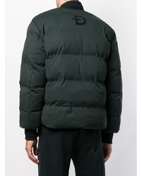 Мужская темно-зеленая куртка-пуховик от Dyne