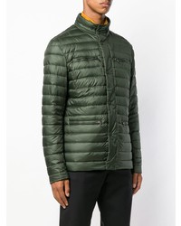 Мужская темно-зеленая куртка-пуховик от Colmar