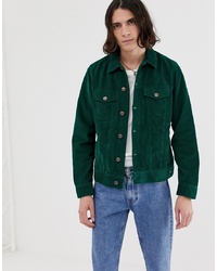 Мужская темно-зеленая куртка-рубашка от Dickies