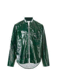 Мужская темно-зеленая куртка-рубашка от Golden Goose Deluxe Brand