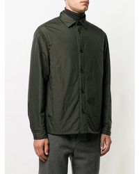 Мужская темно-зеленая куртка-рубашка от Jil Sander