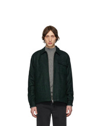 Темно-зеленая куртка харрингтон