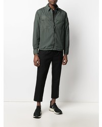 Темно-зеленая куртка харрингтон от C.P. Company