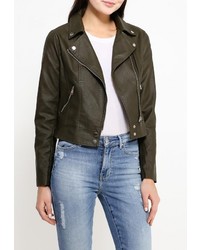 Женская темно-зеленая куртка от Adrixx