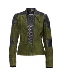 Женская темно-зеленая куртка от Grafinia