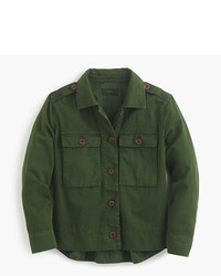 Темно-зеленая легкая куртка