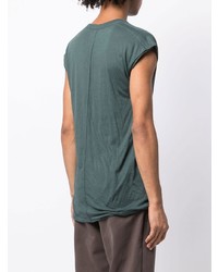 Мужская темно-зеленая майка от Rick Owens