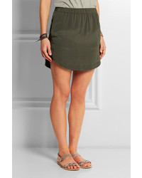 Темно-зеленая мини-юбка от Madewell