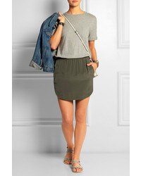 Темно-зеленая мини-юбка от Madewell