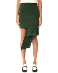 Темно-зеленая мини-юбка от Jacquemus