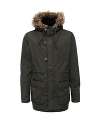 Мужская темно-зеленая парка от Alcott