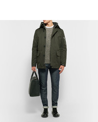 Мужская темно-зеленая парка от Sandro